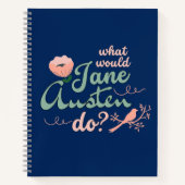 Regency Jane Austen Romantic Notizblock (Vorderseite)