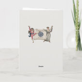 Regency-Jane-Austen-Überraschungsgesicht Karte (Rückseite)