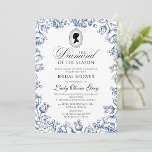Regency-Lady-Brautjungfernparty Einladung
