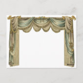 Regency Ladys auf der Treppe Postkarte (Rückseite)