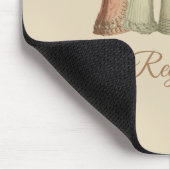 Regency Ladys Mousepad für Jane Austen Fans (Ecke)