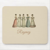 Regency Ladys Mousepad für Jane Austen Fans (Vorne)