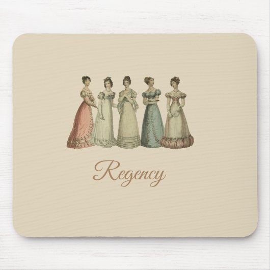 Regency Ladys Mousepad für Jane Austen Fans (Vorne)