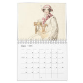 Regency Ladys Vintag Jane Austen Fans Kalender (Mär 2026)