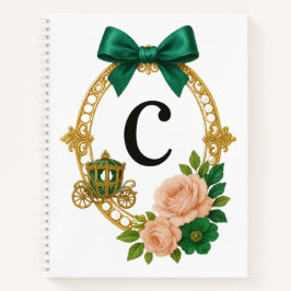 Regency Letter C Monogram Journal Notizblock