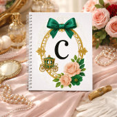 Regency Letter C Monogram Journal Notizblock