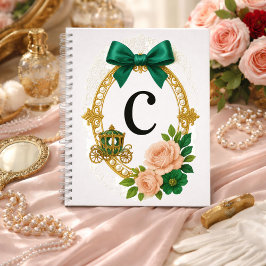 Regency Letter C Monogram Journal Notizblock