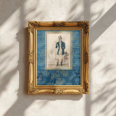 Regency Mode Herren Teal Decoupage Papier