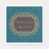 Regency-Monogramm-Serviette Regencycore Serviette (Vorderseite)