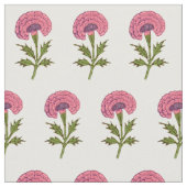 Regency Pink-Blume Stoff (Nahaufnahme)