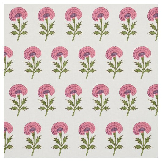 Regency Pink-Blume Stoff (Muster)