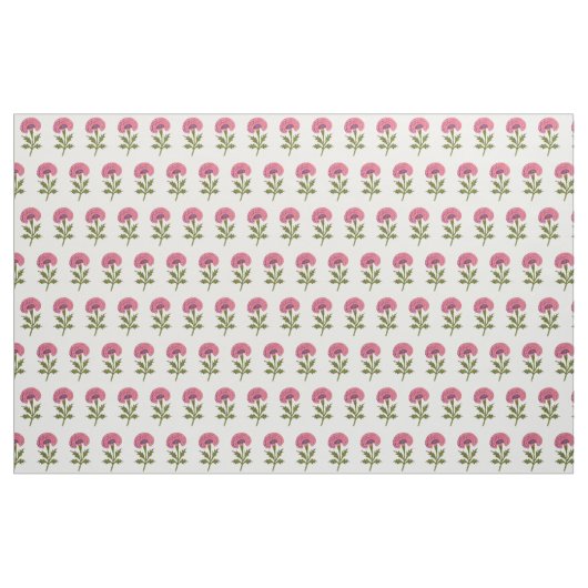 Regency Pink-Blume Stoff (Fat Quarter (45,7 x 55,9 cm))