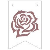 Regency Pink Cameos Rose Wimpelkette (Erste Fahne)