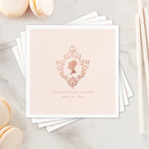 Regency Pink Elegantes Vintages Wappen Brautparty
