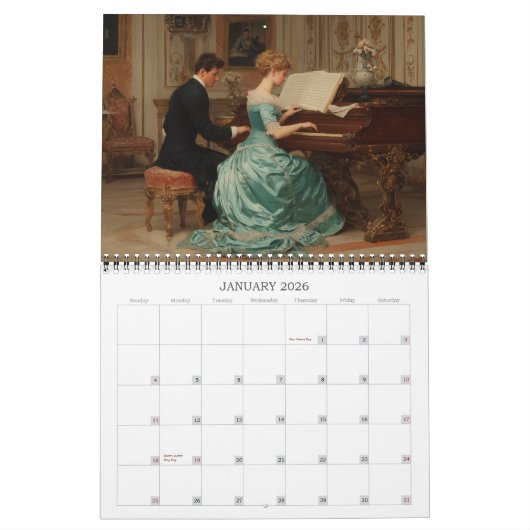 Regency Romance 2026 Wall Calendar Kalender (Jan 2026)