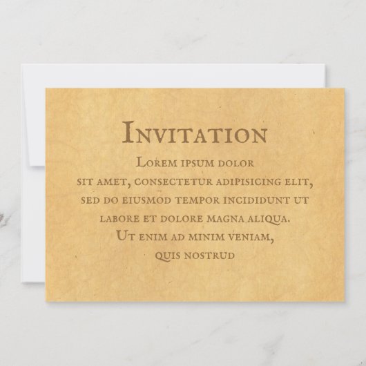 Regency Romance Einladung (Rückseite)