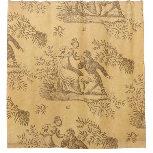Regency-Romanze Duschvorhang (Vorderseite)