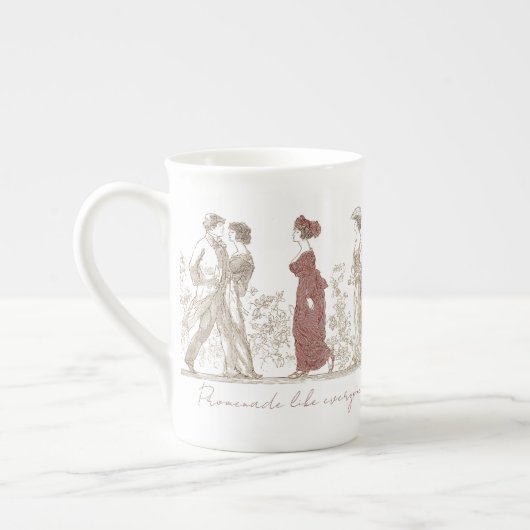 Regency-Romanze  Porzellantasse (Links)