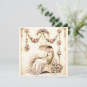 Regency-Rosengarten Lesende Dame (Stehend Vorderseite)