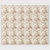Regency-Rosengarten Lesende Dame Geschenkpapier (Flach)