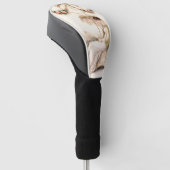 Regency-Rosengarten Lesende Dame Golf Headcover (angewinkelt)