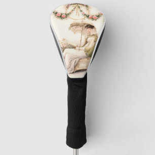 Regency-Rosengarten Lesende Dame Golf Headcover