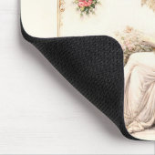 Regency-Rosengarten Lesende Dame Mousepad (Ecke)