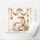 Regency-Rosengarten Lesende Dame Mousepad (Mit Mouse)