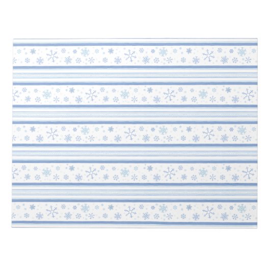 Regency Snowflakes Christmas DIY Enveloper Liner Notizblock (Vorderseite)
