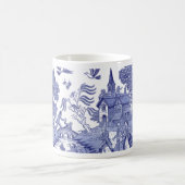 Regency Undead Blue Willow - Mug Kaffeetasse (Mittel)