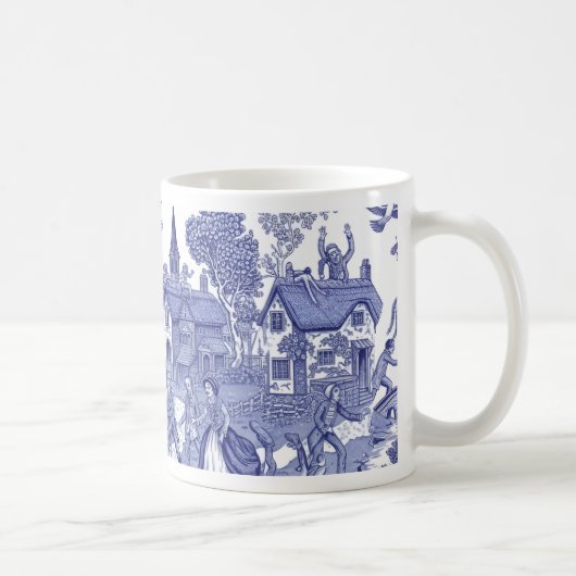 Regency Untoter Blue Willow - Tasse (Rechts)