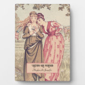 Regency Viktorianisch Sisters Personalisiert Besti Fotoplatte (Vorderseite)