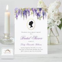 Regency Vintag Floral Wisteria Brautparty