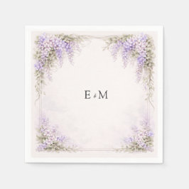 Regency-Wisteria-Hochzeit Serviette