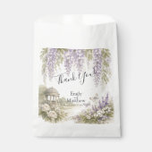 Regency Wisteria Small Wedding Favor Bags Geschenktütchen (Vorderseite)