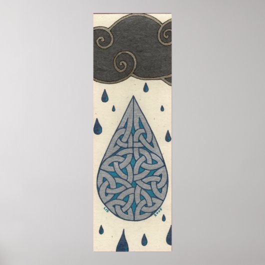 Regendruck Poster (Vorne)