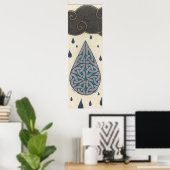 Regendruck Poster (Heimbüro)