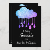 *~* Regendusche mit Regendusche Einladung (Vorne/Hinten)