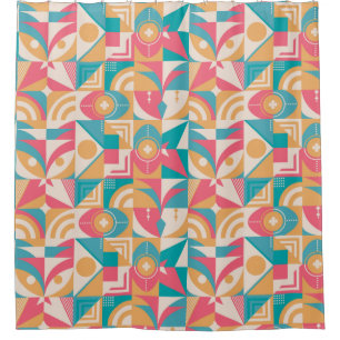Regenduschvorhang für Reto Geometric Muster Duschvorhang
