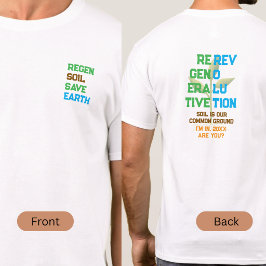 Regenerative Revolution Landwirtschaft Ich bin in T-Shirt
