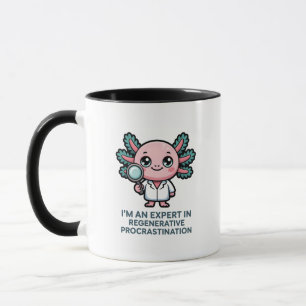 Regenerative Verzögerung Süßer Axolotl Wortwitz Tasse