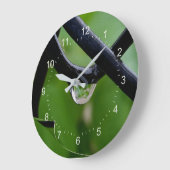 Regenfall Große Wanduhr (Winkel)