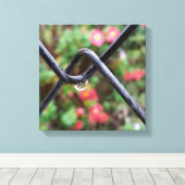 Regenfall Leinwanddruck (Insitu (Holzboden))