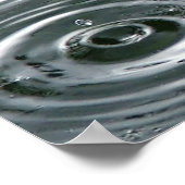 Regenfall Poster (Ecke)