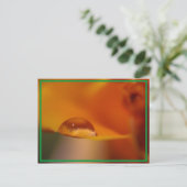 Regenfall Postkarte (Stehend Vorderseite)