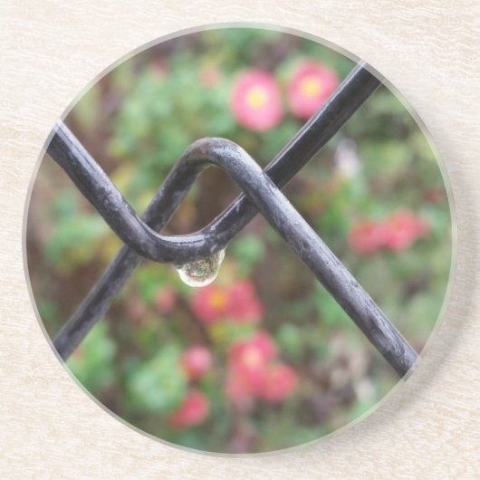 Regenfall Sandstein Untersetzer (Vorne)