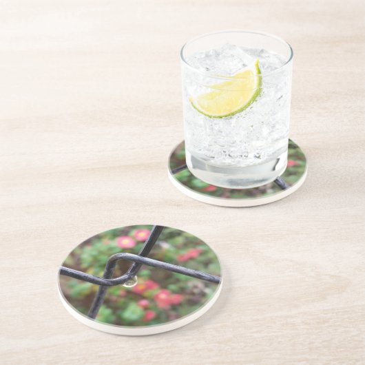 Regenfall Sandstein Untersetzer (Seite)