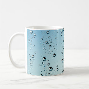 Regenfall Wasserschwellung Taubendampf Kaffeetasse