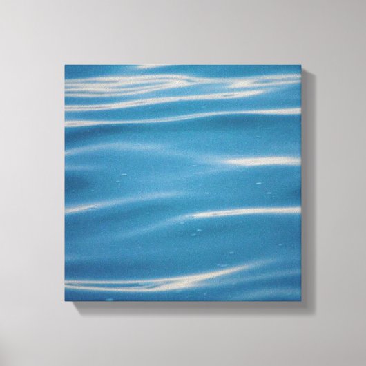 Regenfälle am Lake Michigan Leinwanddruck (Vorderseite)