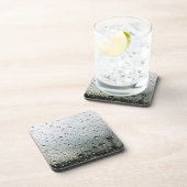 Regenfälle auf der Windschutzscheibe in Kalifornie Getränkeuntersetzer (Rechte Seite)